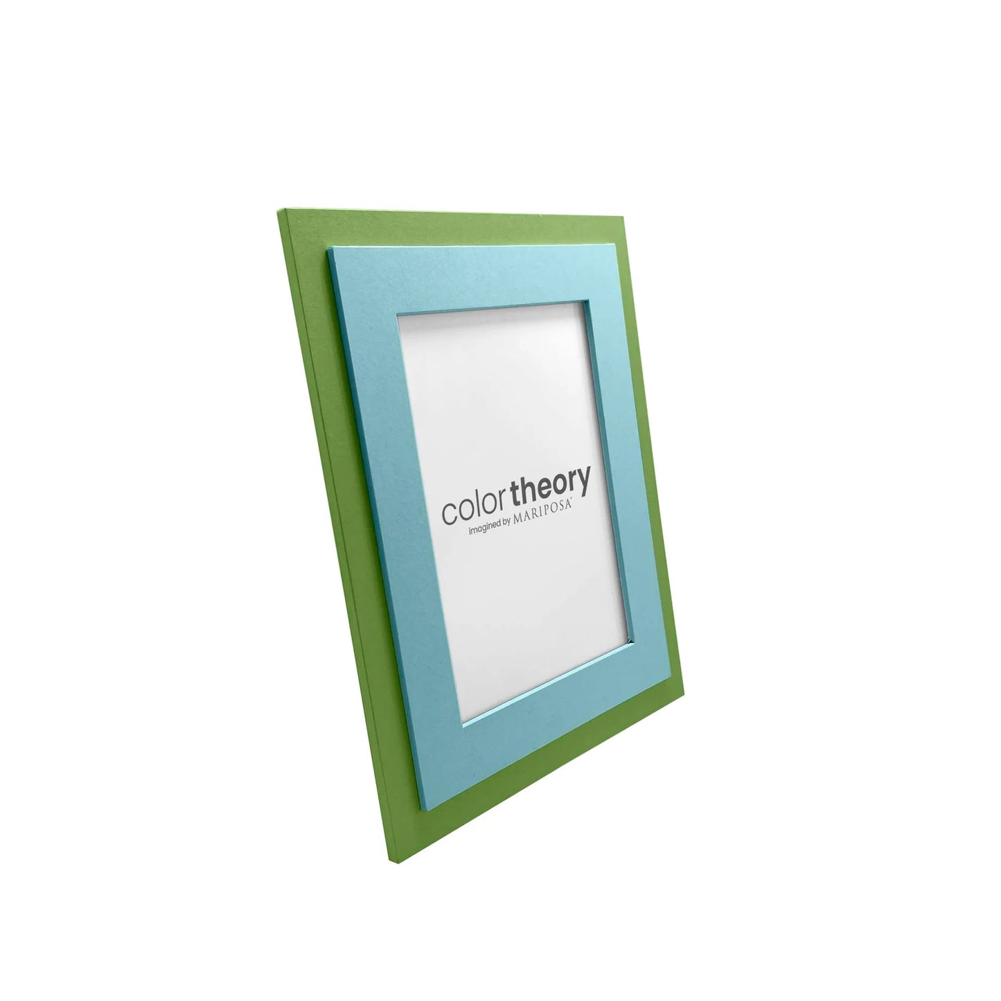 Tiered Meadow Green and Sky Blue Frame