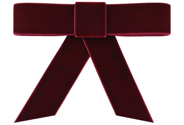 Japanese Velvet Ribbon - Wine