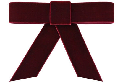 Japanese Velvet Ribbon - Wine
