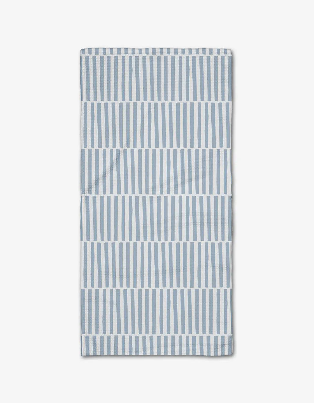 Geometry Blue Stripes Bar Towel