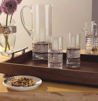 Truro Glass Pitcher - Platinum