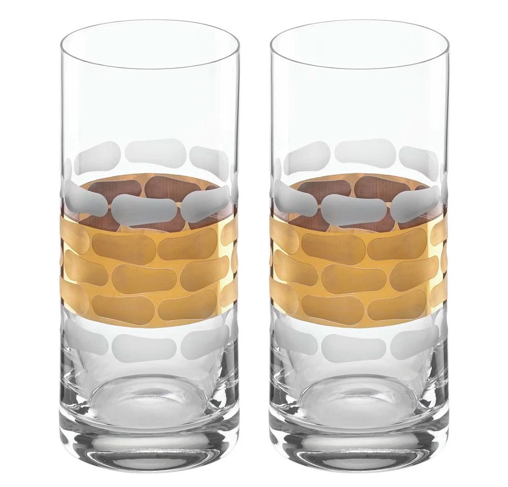 Truro Highball Set of 2 - Gold