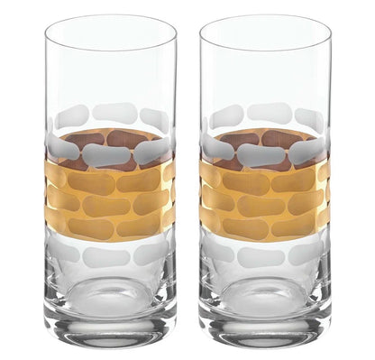 Truro Highball Set of 2 - Gold