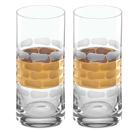 Truro Highball Set of 2 - Gold