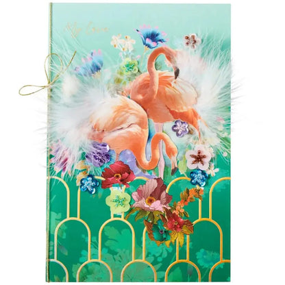 Two Flamingos Collector's Edition Romance Friendship Anniversary Card