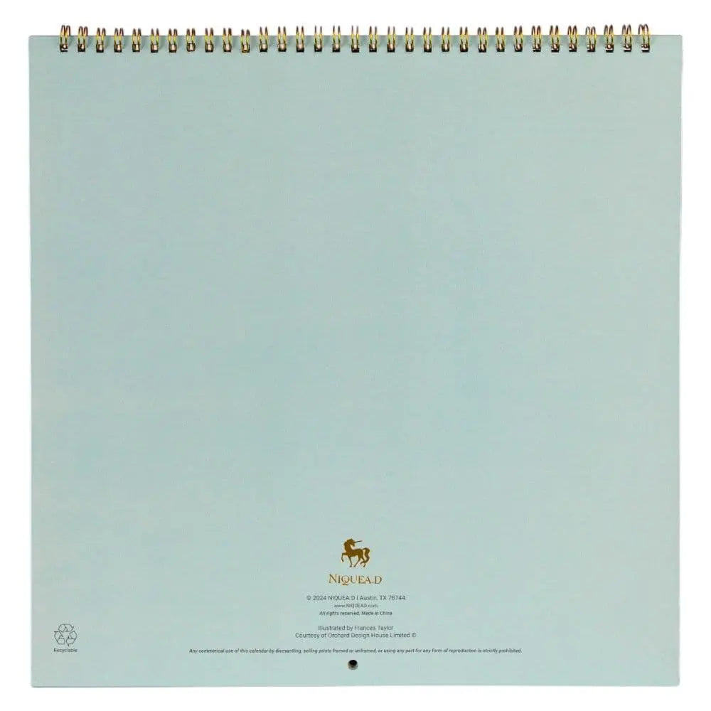 Birth Flowers 2025 Wall Calendar