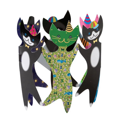 Cats with Party Hats Blank card