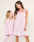 Women's Twill Annabelle Nightgown in Pink Gingham
