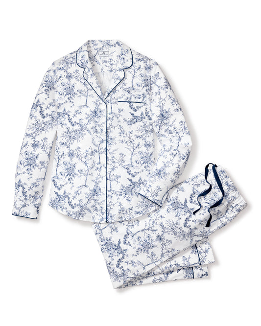 Women's Pima Pajama Set in Timeless Toile