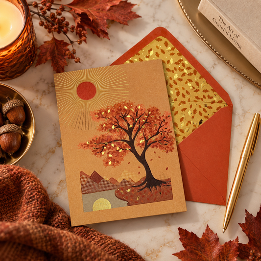 Autumn Tree Thanksgiving Card
