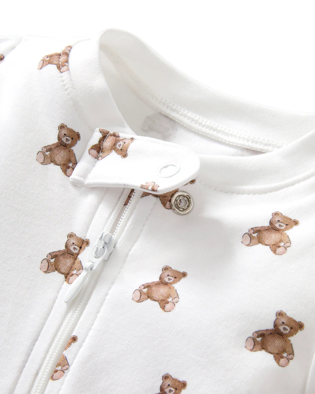 Baby's Pima Romper in Teddy Tales