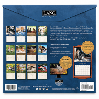 Love of Cats 2027 Wall Calendar