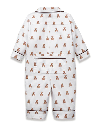 Baby's Twill Classic Romper in Teddy Tales