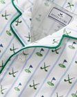 Baby's Twill Summer Romper in Fairway Stripe