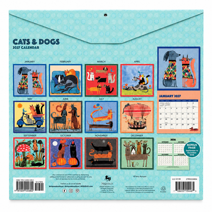 Cats & Dogs 2027 Wall Calendar
