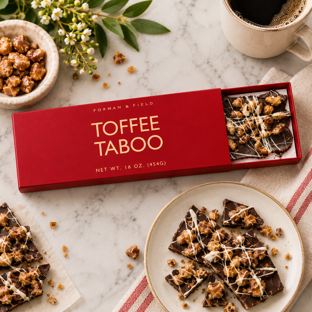 1 LB Gift Box Dark Chocolate