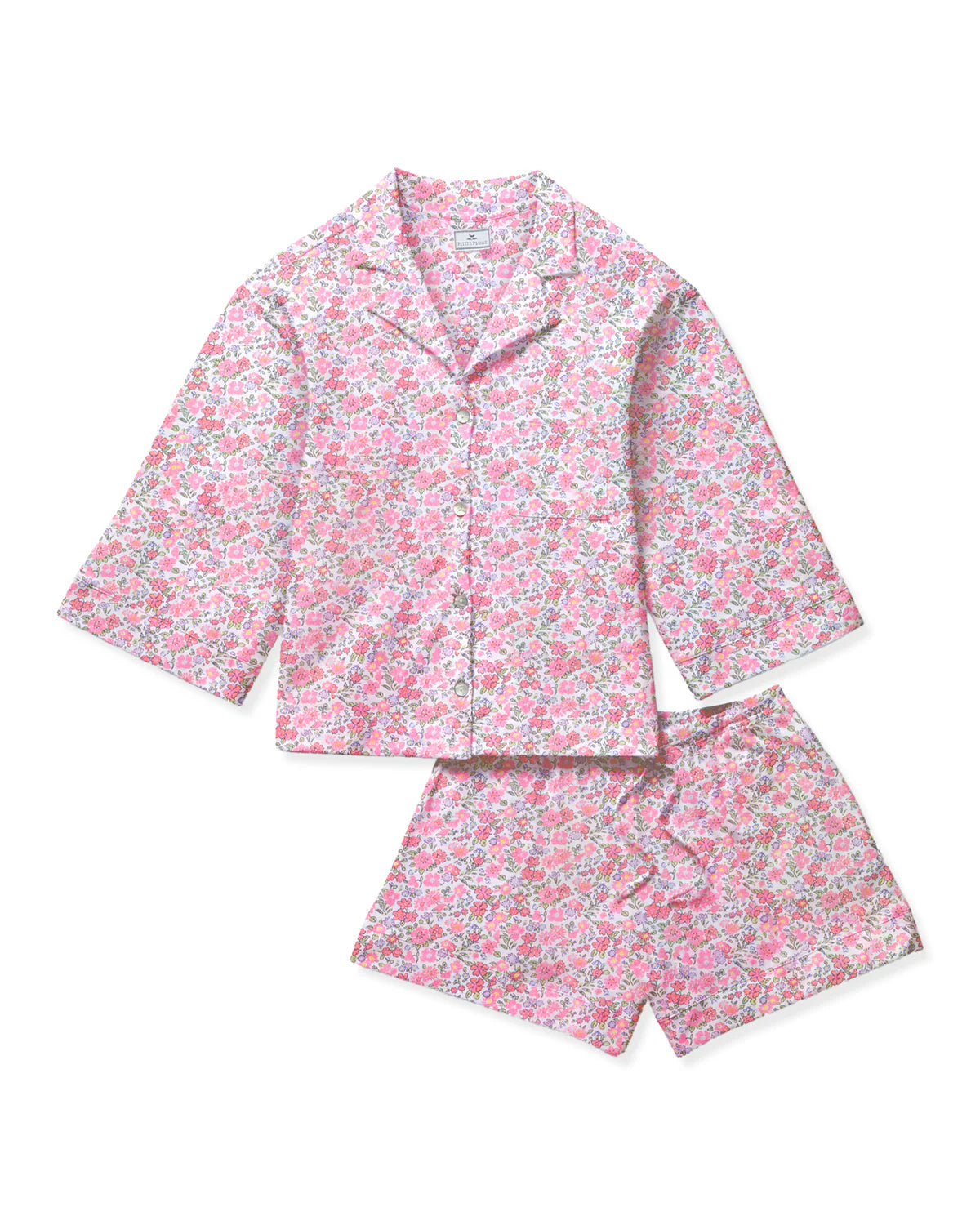 The Olivia Pima Short Set in Fleurs de Rose