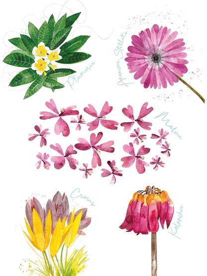 Tea Towel - Flora Rosa