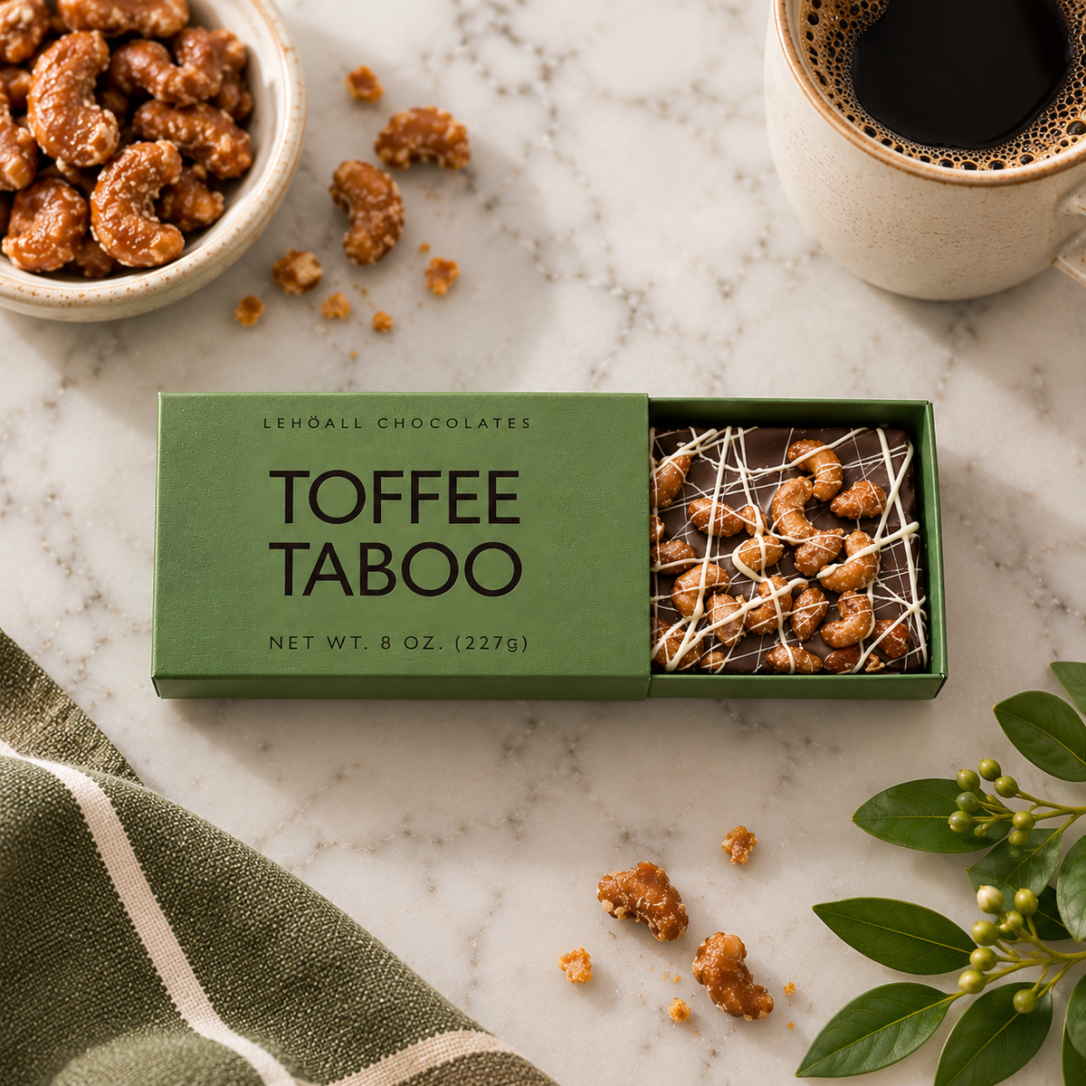 1/2 Gift Box Dark Chocolate Bark