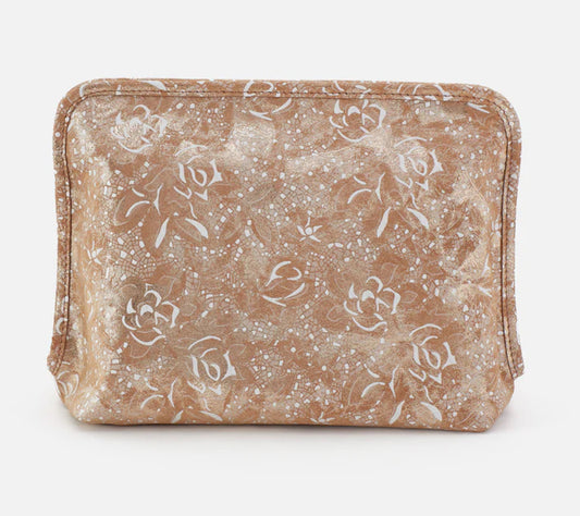 Beauty Large Cosmetic Pouch - Gilded Petals