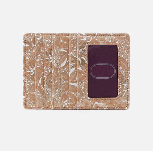 Euro Slide Card Case - Gilded Petals