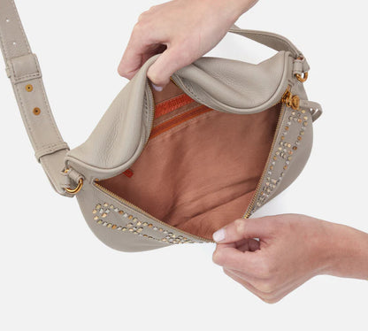 Juno Belt Bag - Taupe with Studs