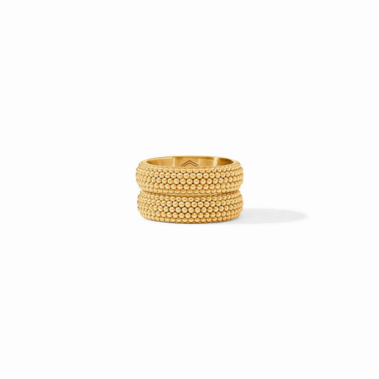 Beaded Eternity Duet Ring: Size 7