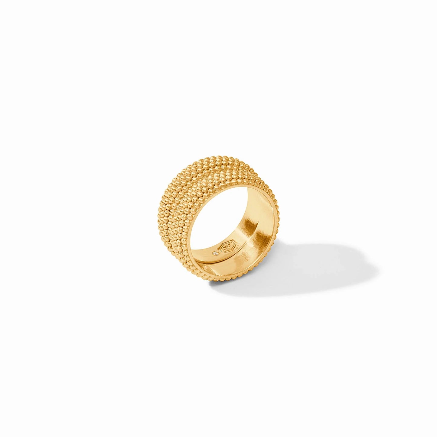 Beaded Eternity Duet Ring: Size 7