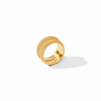Beaded Eternity Duet Ring: Size 7