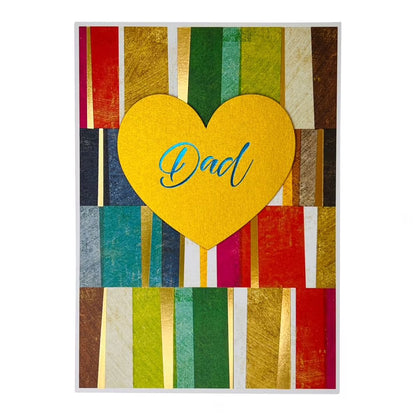 Heart And Pattern Fathers Day