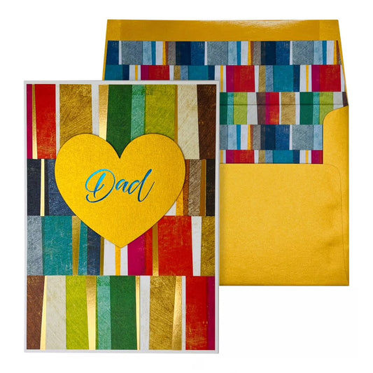 Heart And Pattern Fathers Day