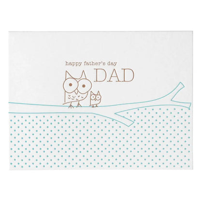 Owl And Kid Fathers Day Card