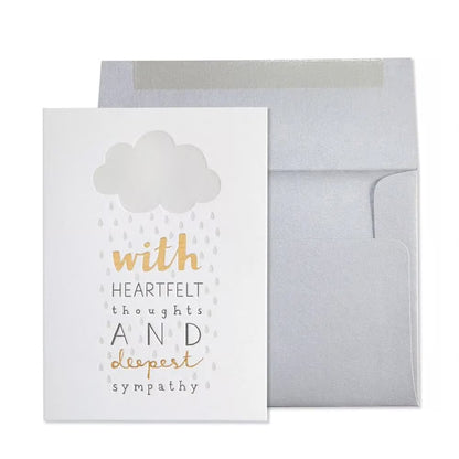 Raindrop Sympathy Card