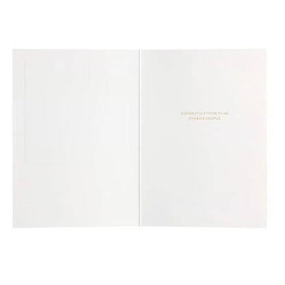 Chairs Congratulations Wedding Card