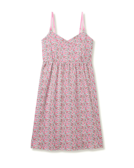 Women's Pima Maternity Nightgown in Fleurs de Rose