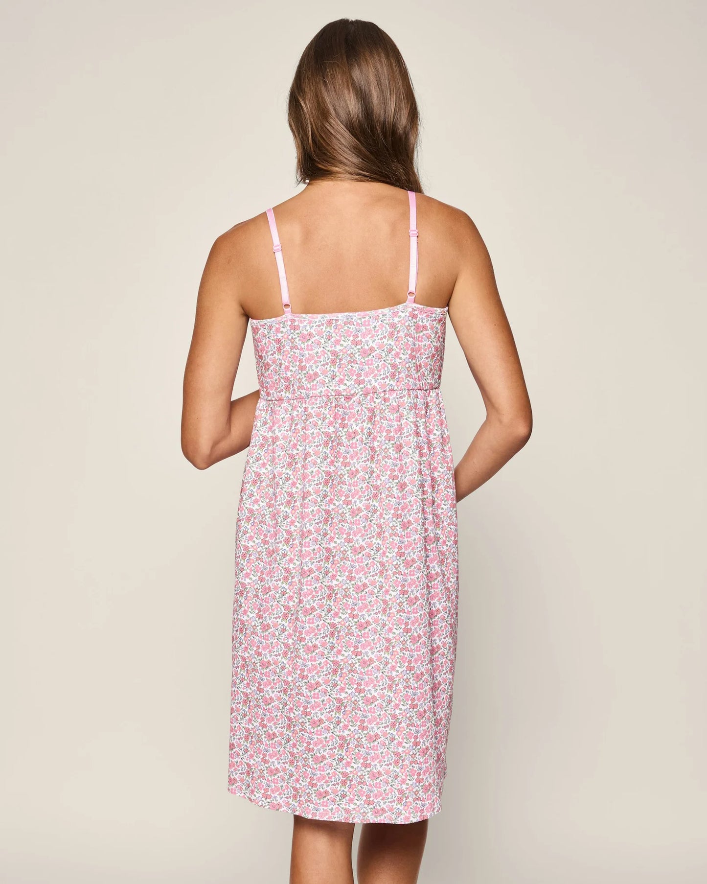 Women's Pima Maternity Nightgown in Fleurs de Rose