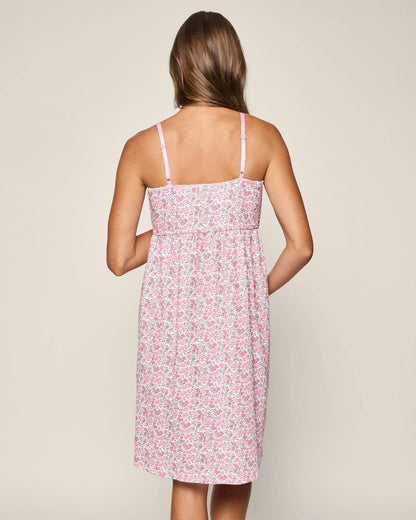 Women's Pima Maternity Nightgown in Fleurs de Rose