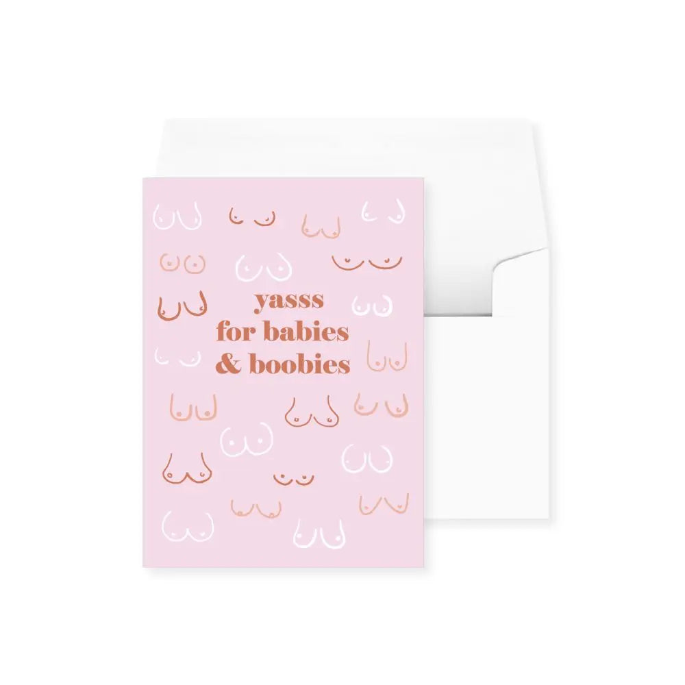Babies & Boobies Baby Card