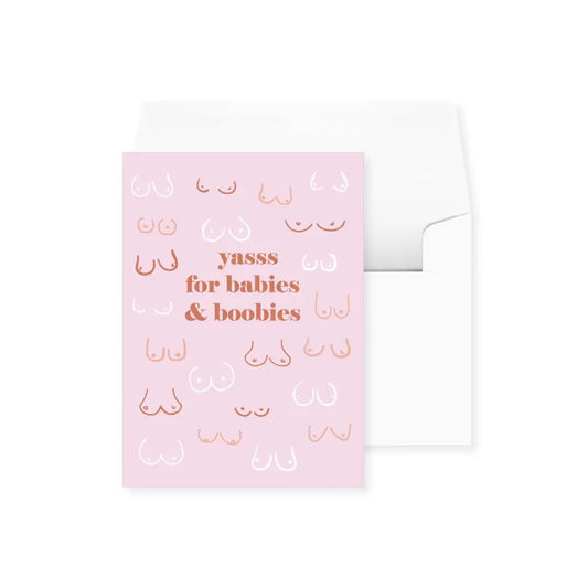 Babies & Boobies Baby Card