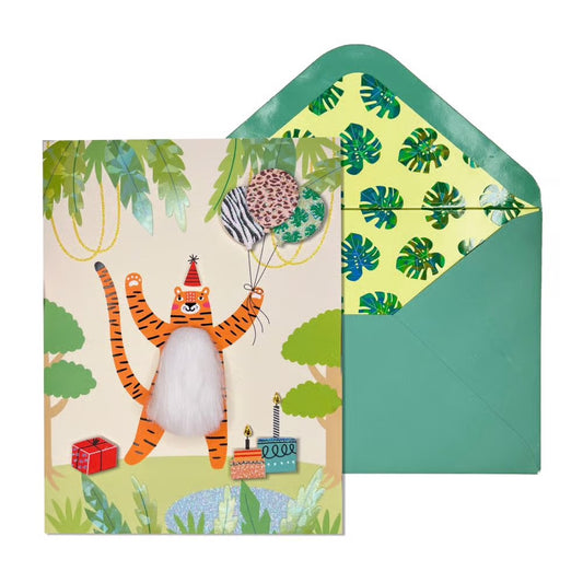 Tiger Birthday Card