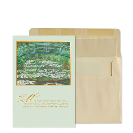 Monet Bridge Birthday Card