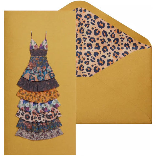 Tiered Dress Blank Card