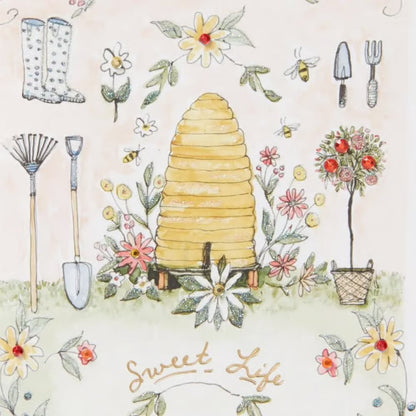 Beehive Garden Blank Card
