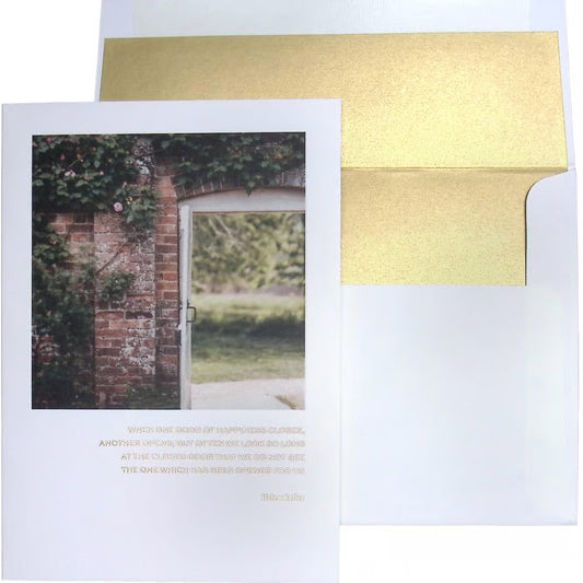 Door With Ivy Blank Card