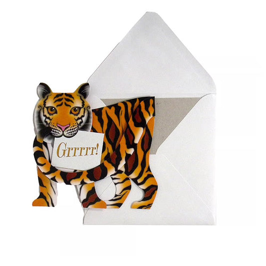 Tiger Blank Card