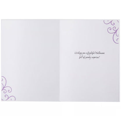 Black Cat Boo Halloween Card