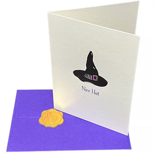 Nice Hat Halloween Card