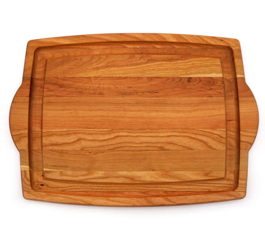 Cherry Carving Board with Handles