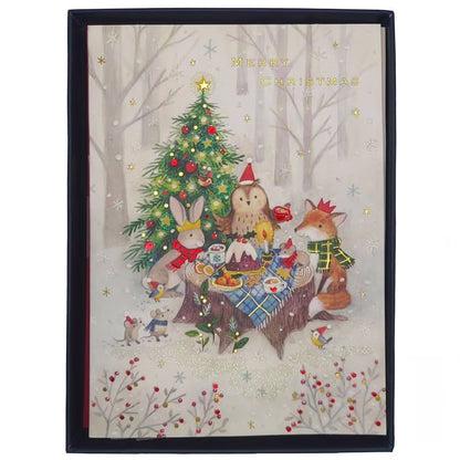 Woodland Christmas Feast Boxed Christmas Cards