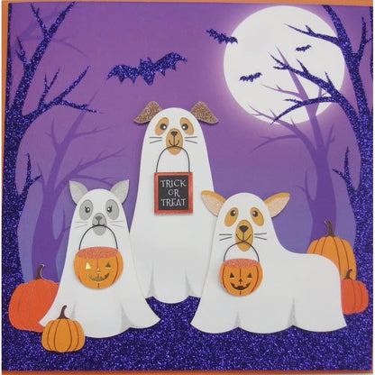 Ghost Animals Halloween Card